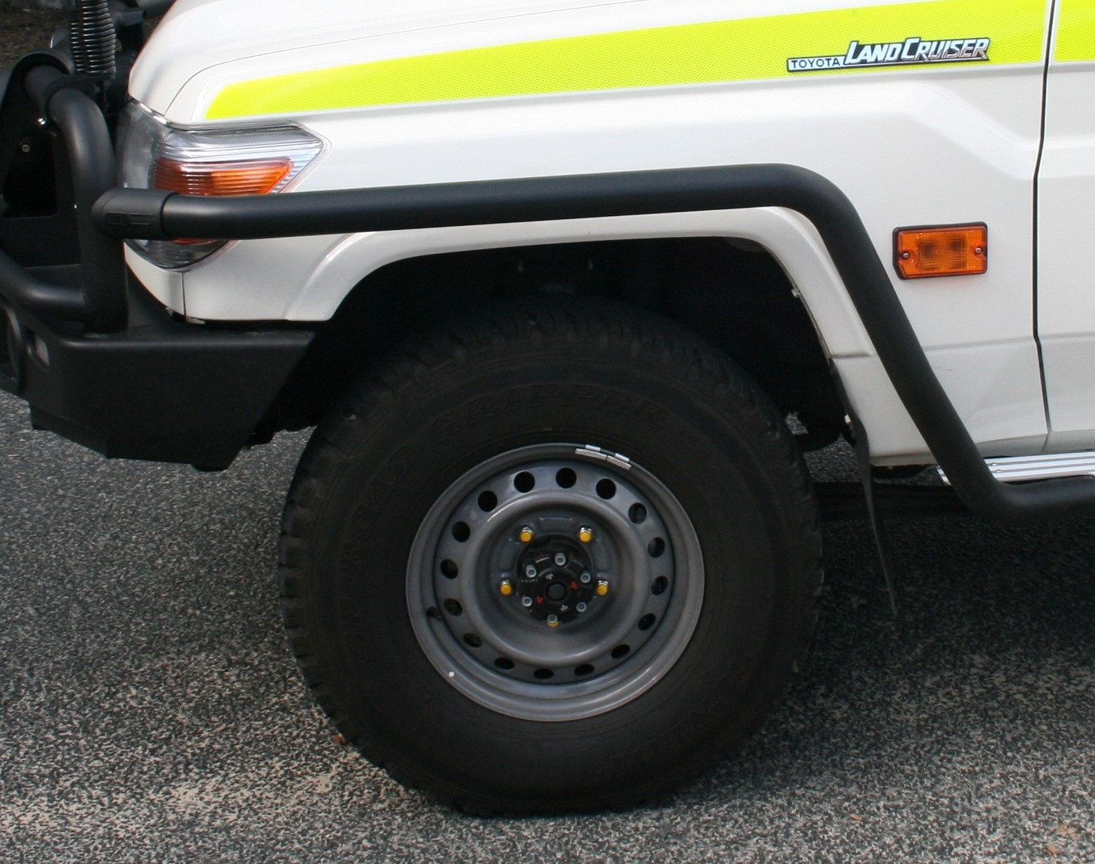 Mine-Safe Wheel Nuts installed on LandCruiser underground